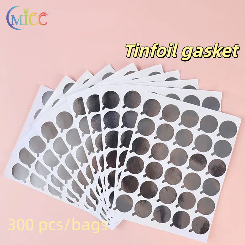 1PC Round Jade Stone Eyelash Extension Glue Adhesive Holder Eyelash Glue Pad Pallet Makeup Tool Disposable Glue Tinfoil Stickers