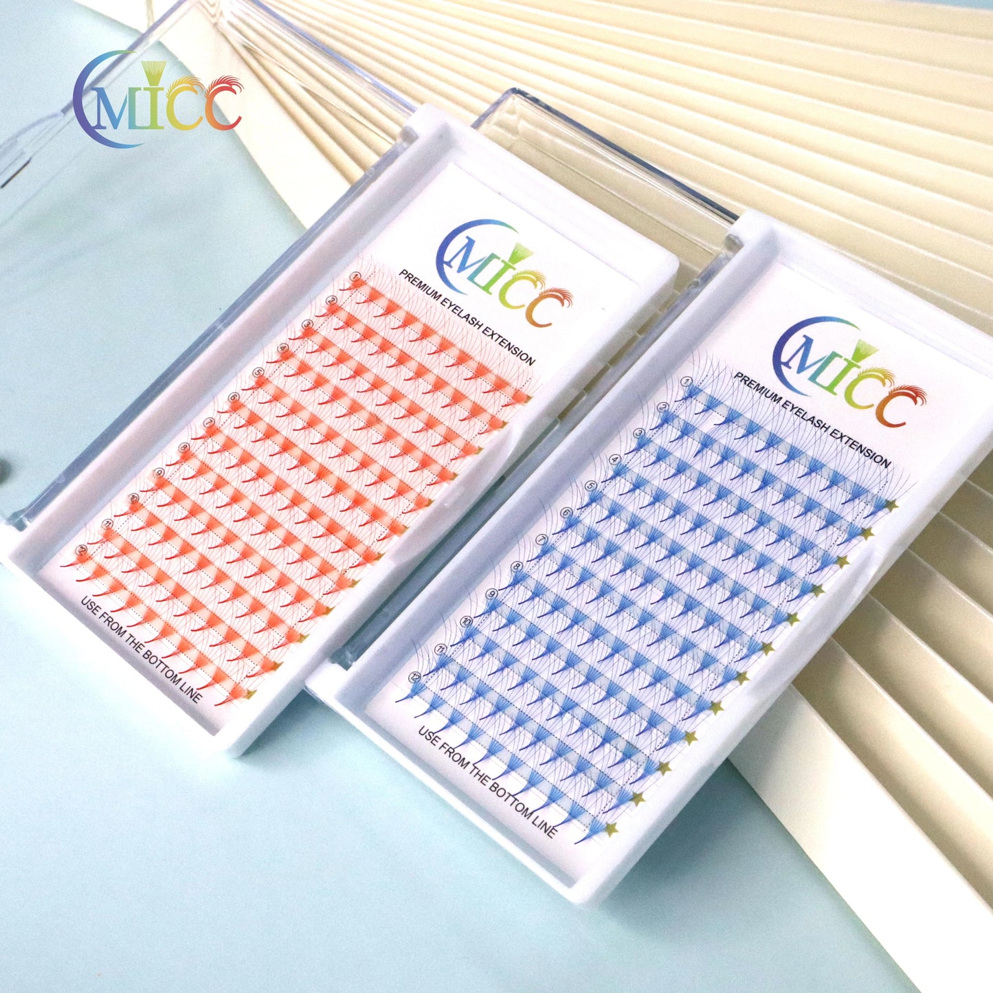 CMICC Colored Pointy Base Eyelash Extension