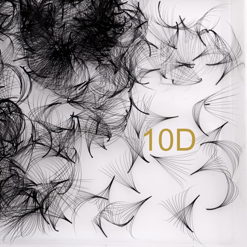4D-10D Pointy Base Promade Loose Fans Lash 500 Fans