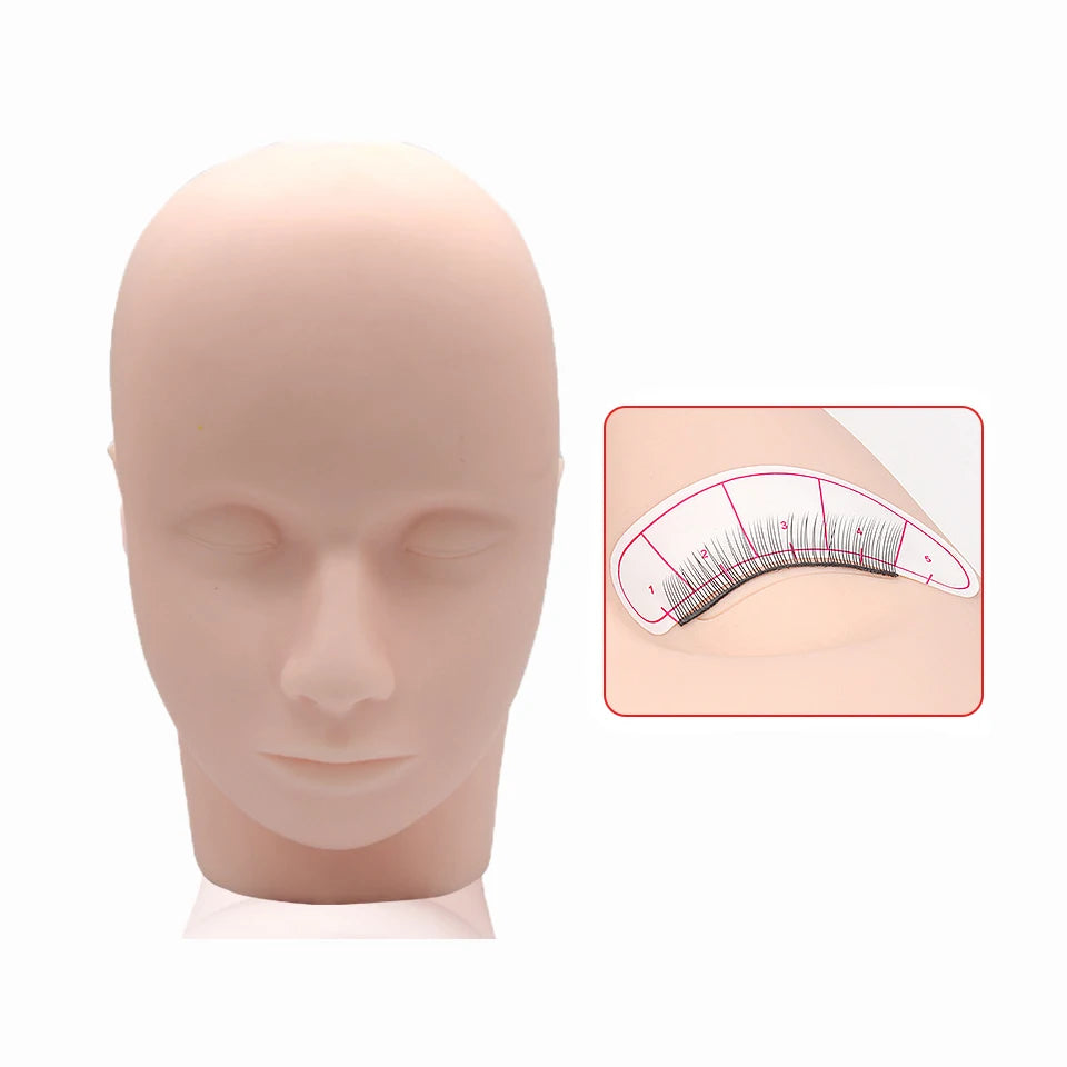 Cmicc Lash Mannequin Head, Practice Training Head,for Make Up and Lash Extention