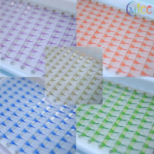 CMICC Colored Pointy Base Eyelash Extension