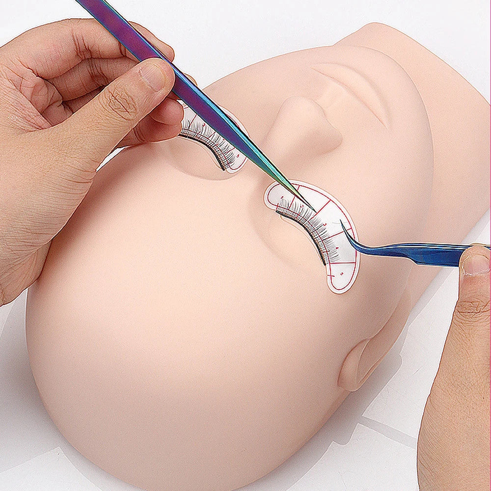 Cmicc Lash Mannequin Head, Practice Training Head,for Make Up and Lash Extention