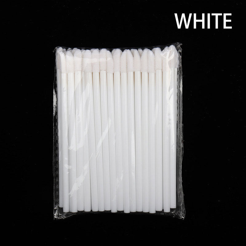 50pcs Disposable Lip Brush Lipstick Gloss Applicators
