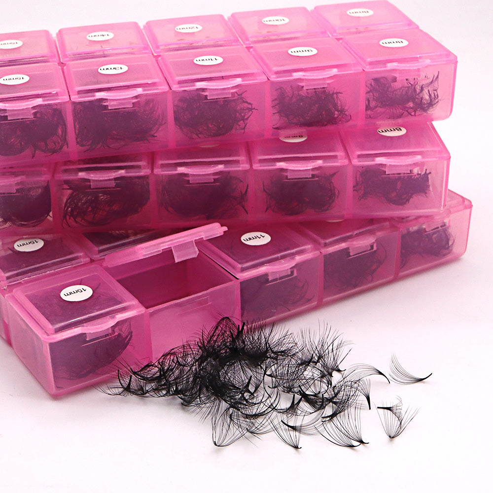 3D-10D 1000 FansThin Pointy Base Premade Lash Fans