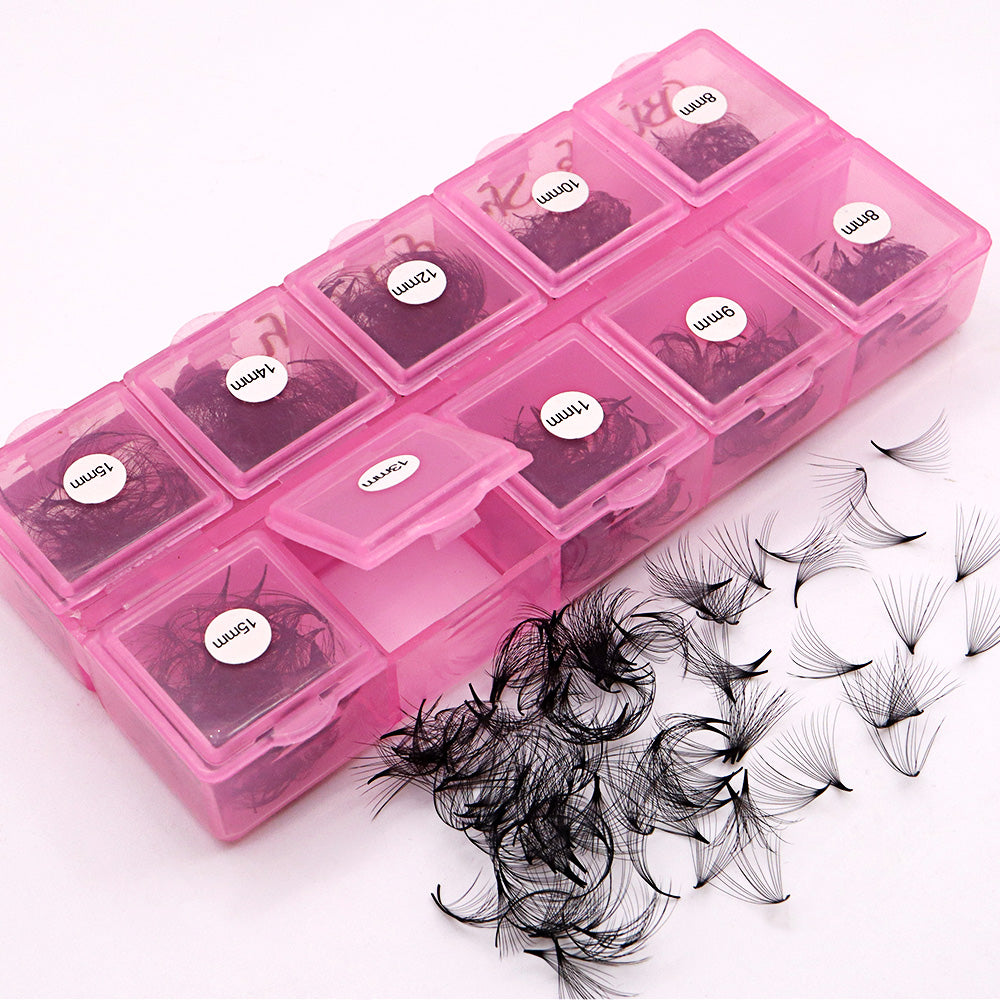 3D-10D 1000 FansThin Pointy Base Premade Lash Fans
