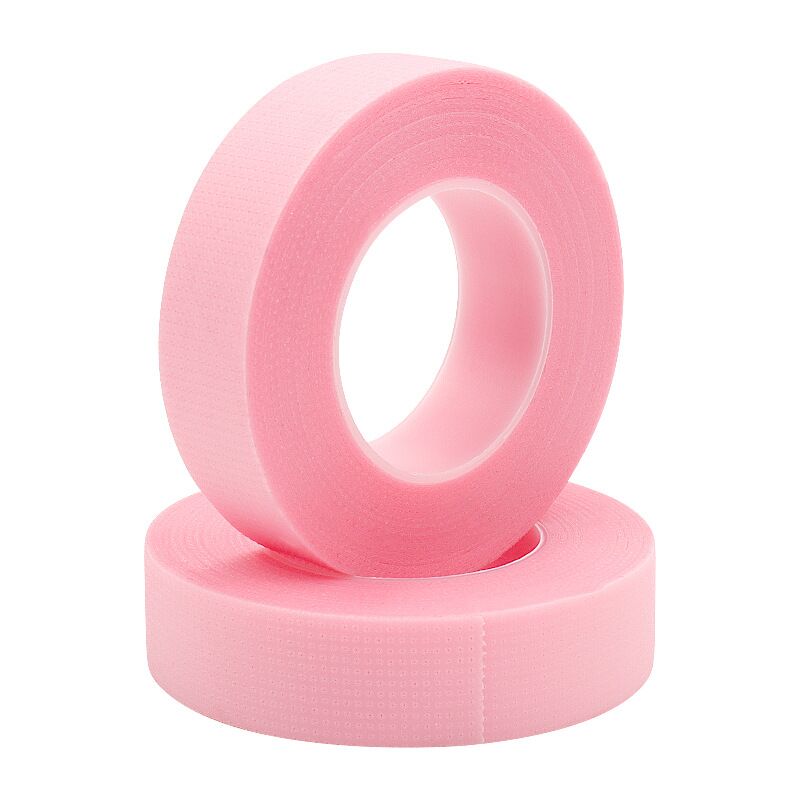5 Pcs Breathable Eyelash Pink Green PE Tape Under Eye Pads False Lashes Patch Eyelash Extension Tape Makeup Tools