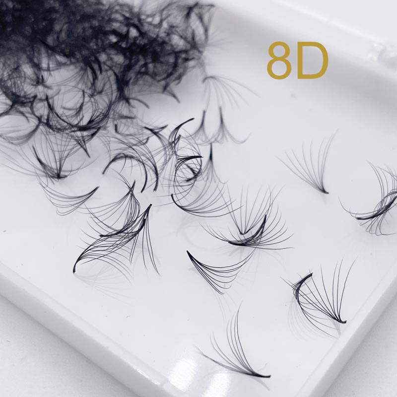 4D-10D Pointy Base Promade Loose Fans Lash 500 Fans