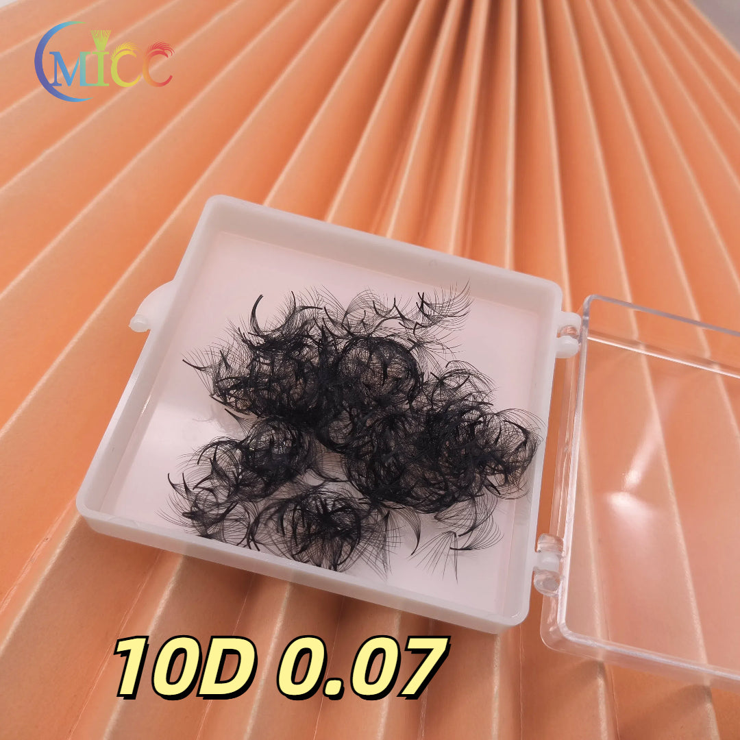 500 Fans 10D 12D 14D 0.07  Loose Fans Promade Lash