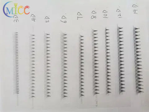 3D-10D Pointy Base 20 Lines 400 Fans lash