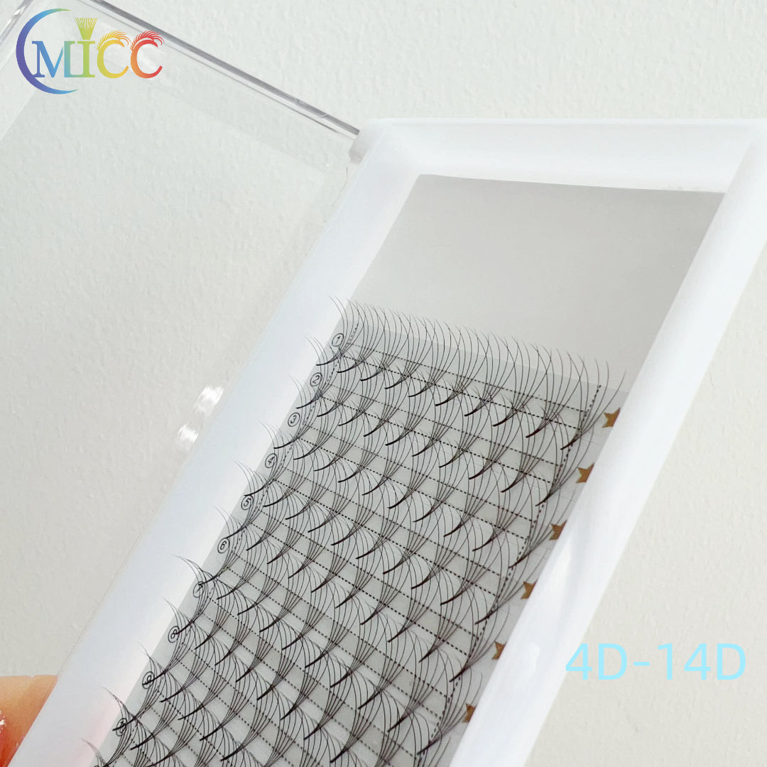 Thin Roots Slim Base Premade Fans Small Tray4D -14D