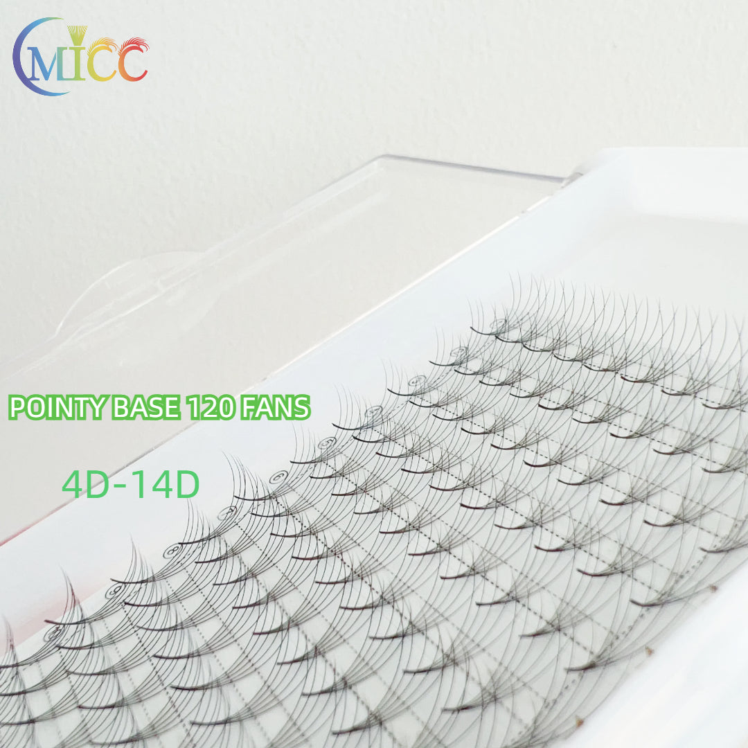 Thin Roots Slim Base Premade Fans Small Tray4D -14D