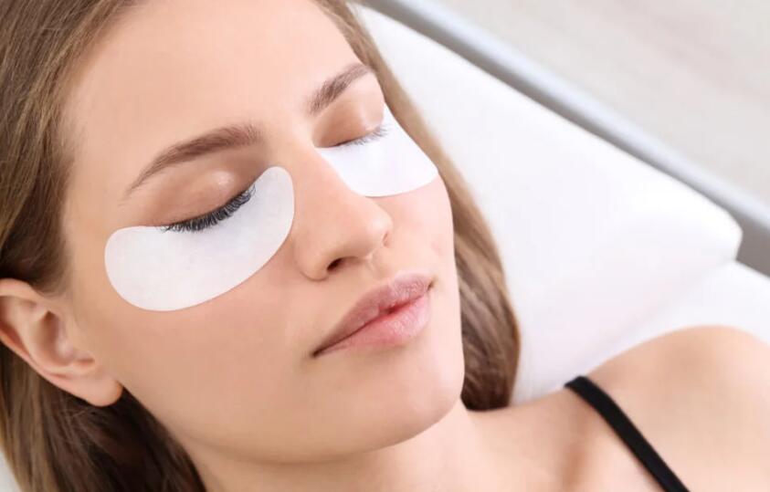 50Pairs Paper Patches for Eyelash Extension Silicone Lash Pad Reusable Patch Makeup Under Eye Patches Paper Sticker Tool