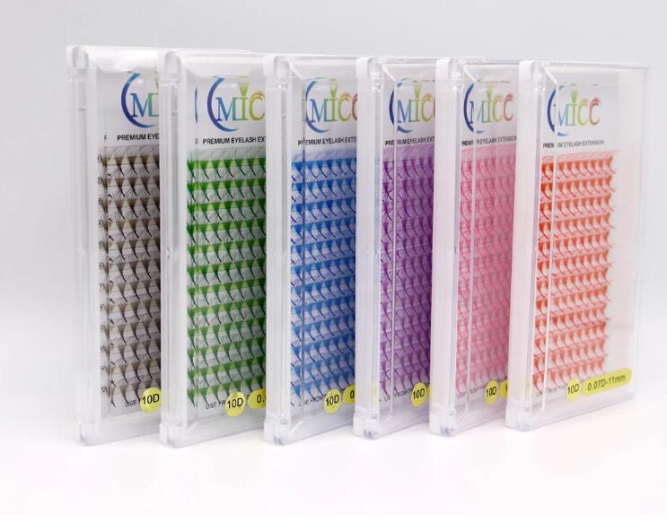 CMICC Colored Pointy Base Eyelash Extension