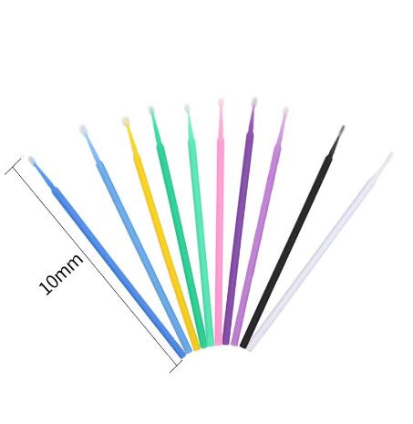 100Pcs/Bag Disposable MicroBrush Eyelashes Extension Individual Lash Cleaning Swab Micro Brush For Makeup Tool