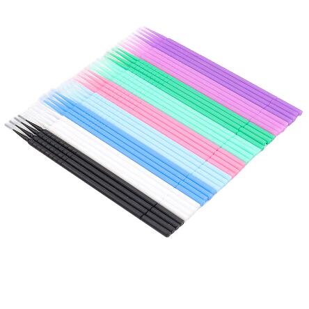 100Pcs/Bag Disposable MicroBrush Eyelashes Extension Individual Lash Cleaning Swab Micro Brush For Makeup Tool