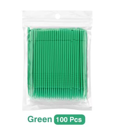 100Pcs/Bag Disposable MicroBrush Eyelashes Extension Individual Lash Cleaning Swab Micro Brush For Makeup Tool