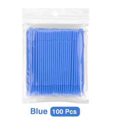 100Pcs/Bag Disposable MicroBrush Eyelashes Extension Individual Lash Cleaning Swab Micro Brush For Makeup Tool