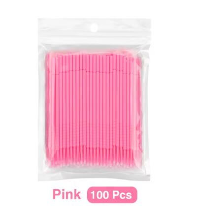 100Pcs/Bag Disposable MicroBrush Eyelashes Extension Individual Lash Cleaning Swab Micro Brush For Makeup Tool