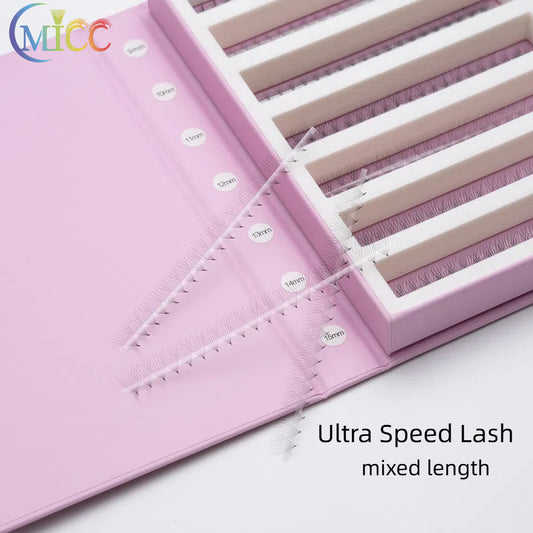 Cmicc Ultra Speed Lash 3D-20D Mixed Length  1120 Fans Eyelash Extensions