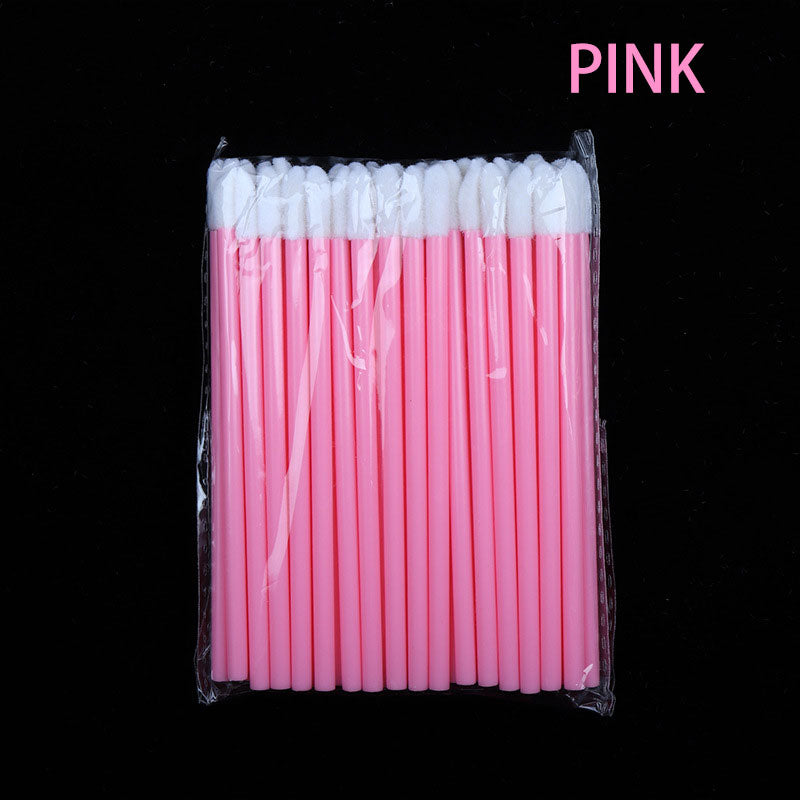 50pcs Disposable Lip Brush Lipstick Gloss Applicators