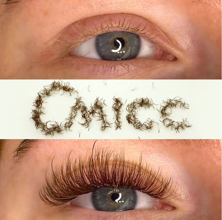 Brown Volume 5D Loose Fans Lash Promade Lashes Extension