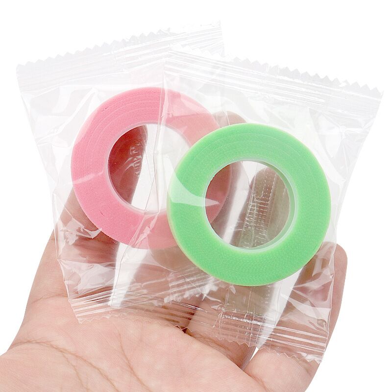 5 Pcs Breathable Eyelash Pink Green PE Tape Under Eye Pads False Lashes Patch Eyelash Extension Tape Makeup Tools