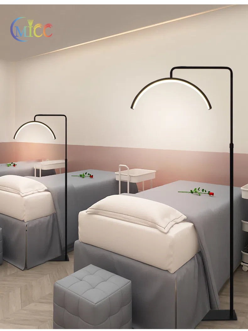 U-joint Led Half Moon Light Lamps for Lashes Eyelash  Beauty Salon floor Lamp Beauty Salon Lamp