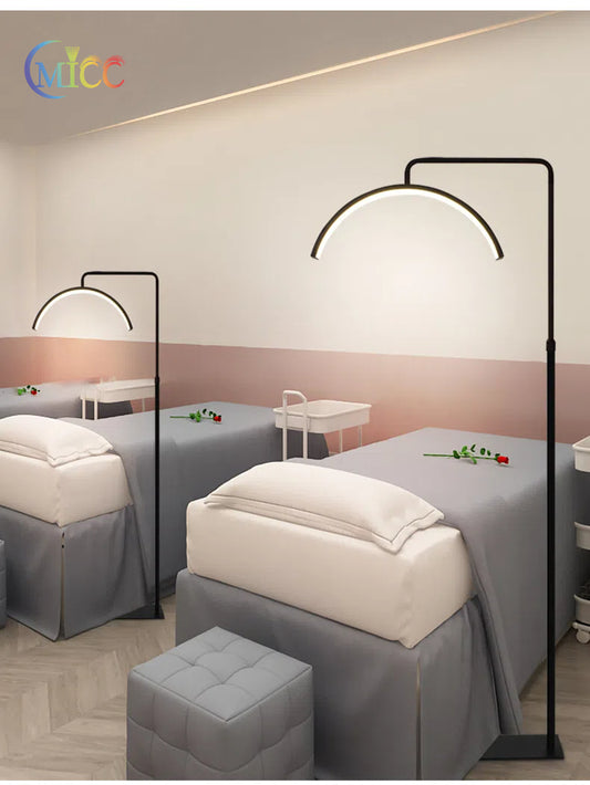 U-joint Led Half Moon Light Lamps for Lashes Eyelash  Beauty Salon floor Lamp Beauty Salon Lamp