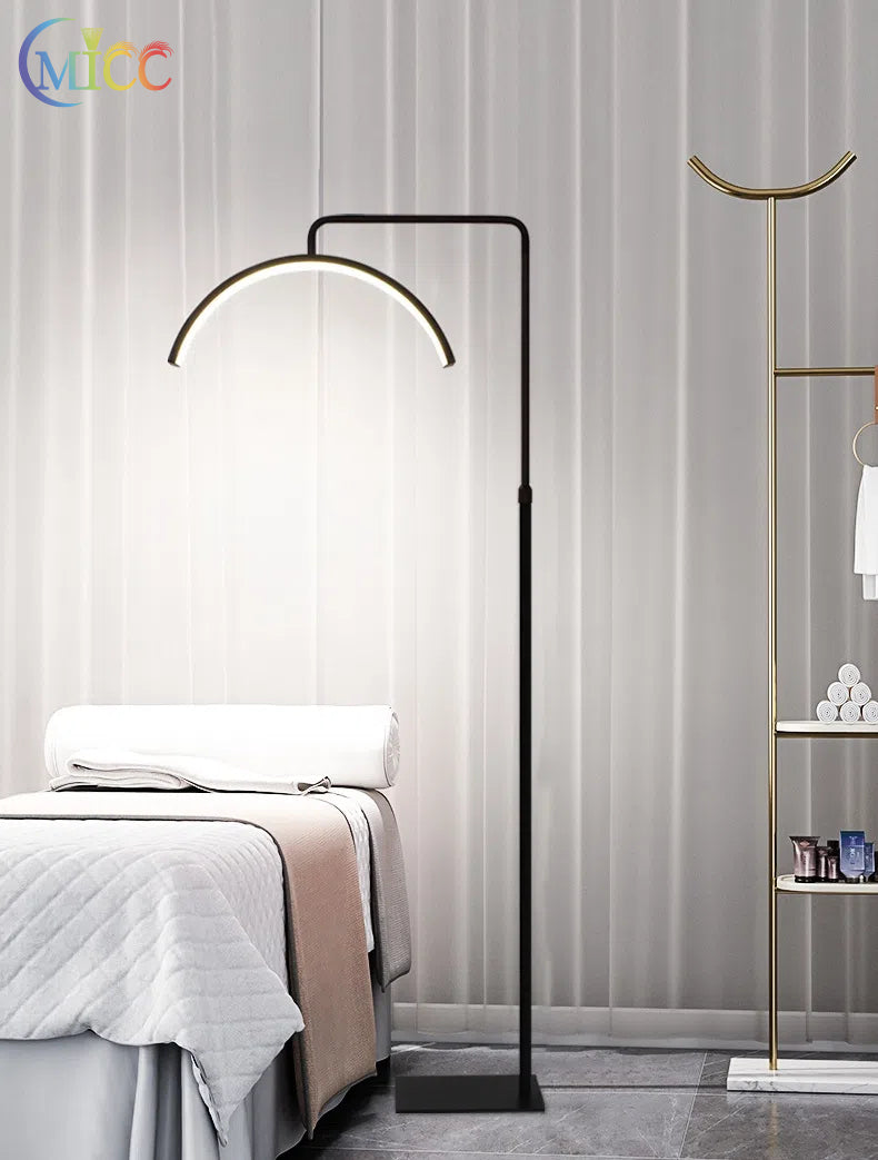 U-joint Led Half Moon Light Lamps for Lashes Eyelash  Beauty Salon floor Lamp Beauty Salon Lamp