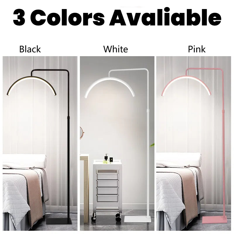 U-joint Led Half Moon Light Lamps for Lashes Eyelash  Beauty Salon floor Lamp Beauty Salon Lamp