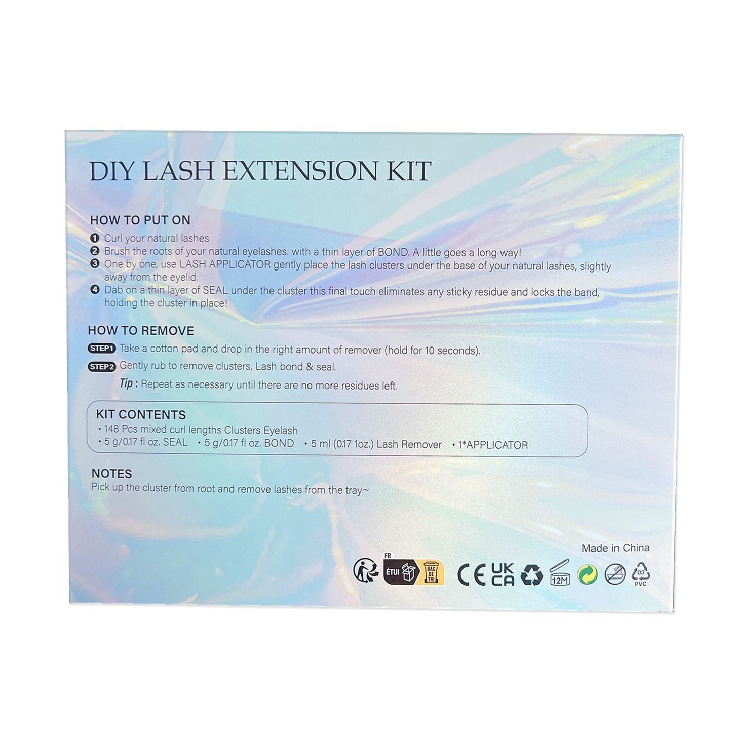 Cmicc DIY Eyelash Extension Kit