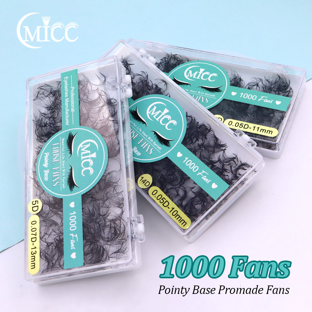 3D -20D 1000 fans loose fan lash