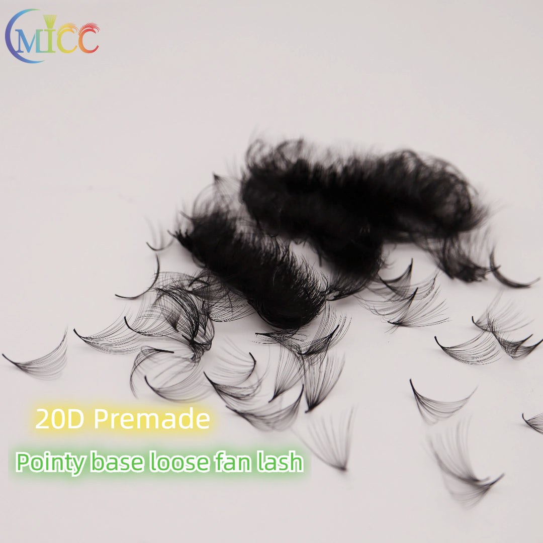 Premade Wide Lash 16D 20D 0.03 Loose Fan Lashes