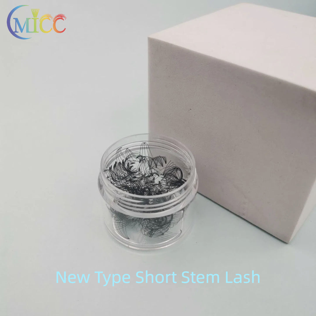 New Type Short Stem Loose Fan Lash 500 Fans