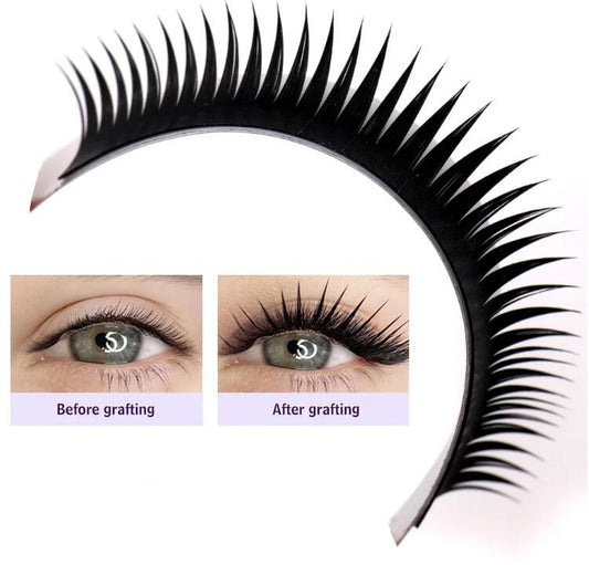 Wet Eyelash Extension 0.05mm 0.07mm Spikes Lashes