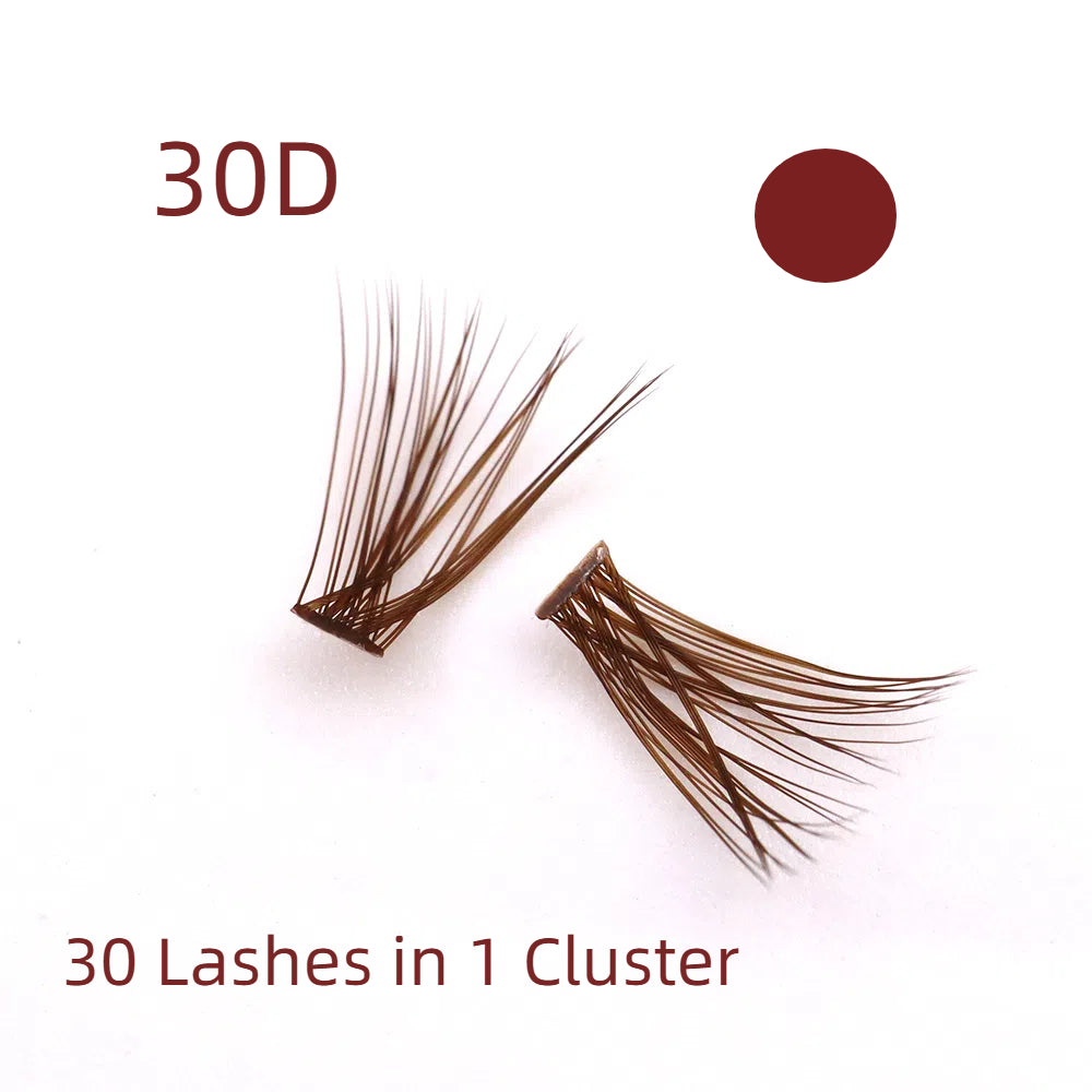 30D DIY CLUSTER LASH BROWN LASH